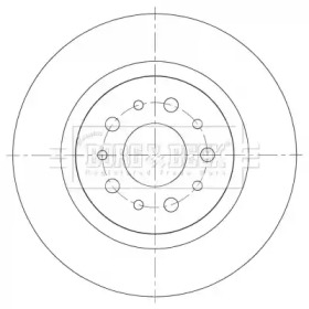 BORG & BECK bbd5366 -  Тормозной диск